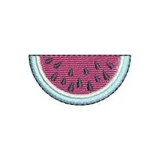 Patch Termocolante Melancia rosa e azul - 2,3 x 4,7cm