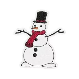 Patch Termocolante Boneco de Neve - 8,70x 7,70cm