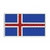 Patch Termocolante Bandeira da Islandia - 4,10x 7,20cm