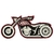 Patch Termocolante Moto Harley - 6,40 x 14,0cm