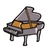 Patch Termocolante Piano - 8,70 x 8,70cm