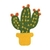 Patch Termocolante Cacto com Flor - 5,60 x 4,30cm