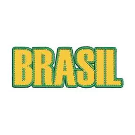 Patch Termocolante Brasil - 3,60x 9,60cm
