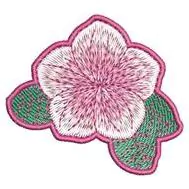 Patch Termocolante Botão de Flor - 7,10x 7,80cm