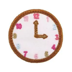 Patch Termocolante Relogio - 5,30x 5,30cm