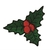 Patch Termocolante Flores Natalinas - 8,20x 8,30cm