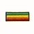 Patch Termocolante Bandeira Reggae - 4,10 x 1,60cm