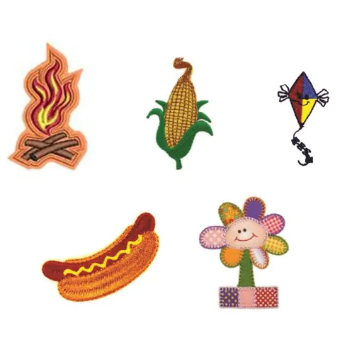 Kit Patch Termocolante Junino - 05 pçs