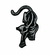 Patch Termocolante Puma Preto 10x6 cm