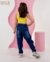 Calça Mom | Jeans Escuro 100% Algodão - comprar online
