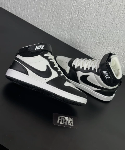 Nike Court Borough Mid Preto/Branco (Panda) - comprar online