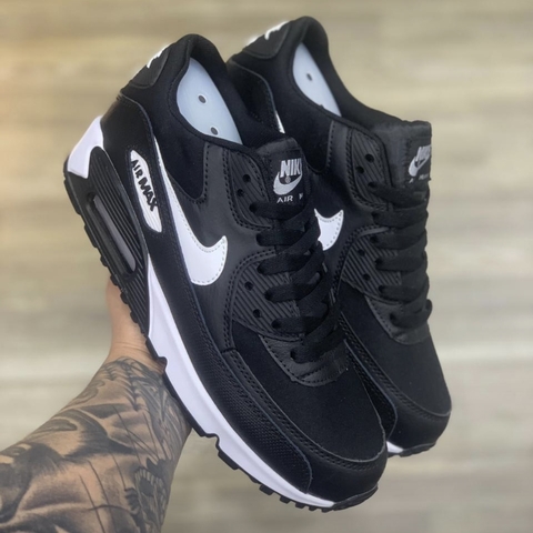 Tênis Nike Air Max 90 Preto/Branco