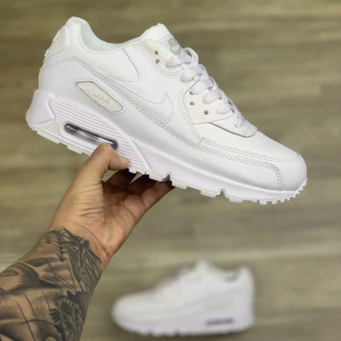 Tênis Nike Air Max 90 Branco, triple white