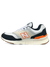 TÊNIS CASUAL NB 997H - BRANCO/LARANJA na internet