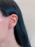 Brinco de prata ear hook fio liso - comprar online