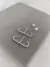 Brinco de prata ear hook fio liso