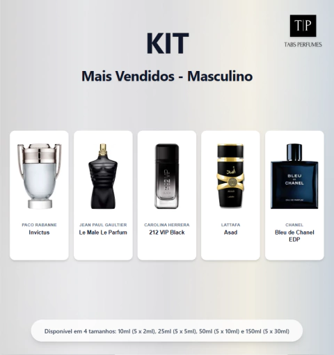 Kit - Mais Vendidos - Masculino - comprar online