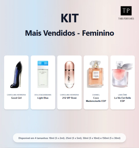 Kit - Mais Vendidos - Feminino - comprar online