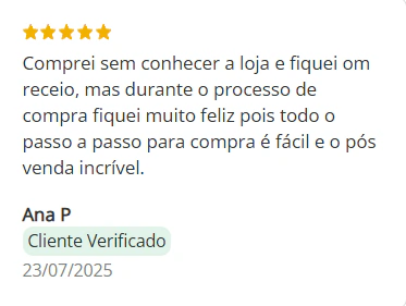 Avaliação de cliente da Tabs Perfumes