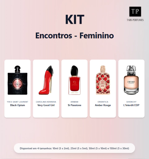 Kit - Encontros - Feminino - comprar online