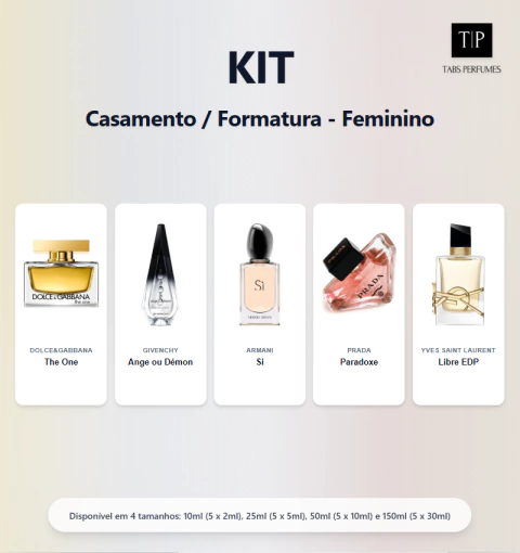 Kit - Casamento / Formatura - Feminino - comprar online
