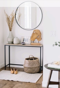Mesa Recibidora Hierro 80cmx20cm - comprar online