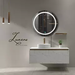 Espejo LED Touch REDONDO 100cm - Blanco Frío Cálido y Neutro en internet