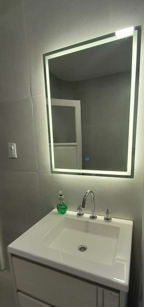 RECTANGULAR LED TOUCH 100x80cm c/ Desempañador con 3 colores de Blanco!!! - comprar online