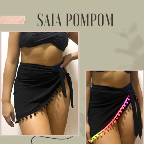 Saia de pompom