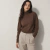 Sweater Tejido Bremer Mujer Lurex Cuello Alto