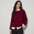 Sweater Tejido Ribb Mujer Grueso Manga Ranglan