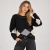 Sweater mujer rombos con puntadas decorativas - comprar online