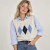 Chaleco mujer rombos estilo preppy - Guessai Store