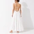 Vestido Seda Volados Escote V - comprar online