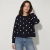 Sweater mujer de lunares tejido doble hilado