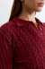 Sweater mujer trenzado cuello polo tejido bremer en internet