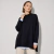 Sweater mujer oversize largo media polera con tajos - tienda online