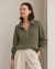 Sweater mujer acid canelón con cierre - comprar online