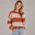 Sweater finito mujer oversize color block - Guessai Store