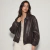 Campera mujer de ecocuero premium oversize - tienda online