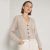 Cardigan corto mujer tejido bremer escote en V - comprar online