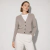 Cardigan corto mujer tejido bremer escote en V