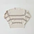 Sweater mujer rayado fino tejido en doble hilado - tienda online