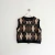 Chaleco Tejido Mujer Frizado Rombos Argyle con Doble Cierre - comprar online