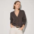 Cardigan corto mujer tejido bremer escote en V