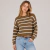 Sweater rayado corto acrilico - comprar online