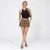 Skort Cargo Gabardina Tiro Medio-Bajo - Guessai Store