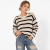 Sweater Rayado Semicalado Algodón