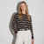 Sweater corto bremer finito rayado