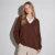 Sweater Tejido Bremer Mujer Oversized Escote V en internet